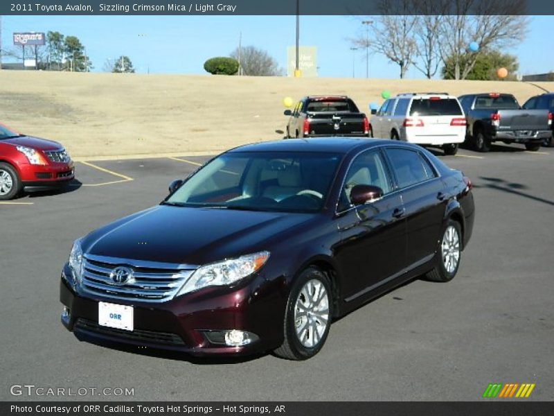 Sizzling Crimson Mica / Light Gray 2011 Toyota Avalon