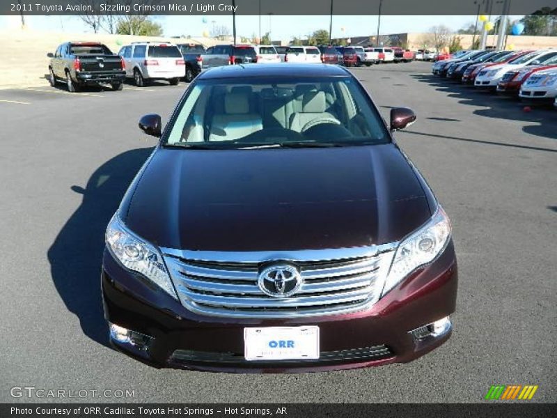 Sizzling Crimson Mica / Light Gray 2011 Toyota Avalon