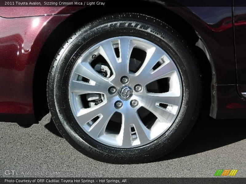 Sizzling Crimson Mica / Light Gray 2011 Toyota Avalon
