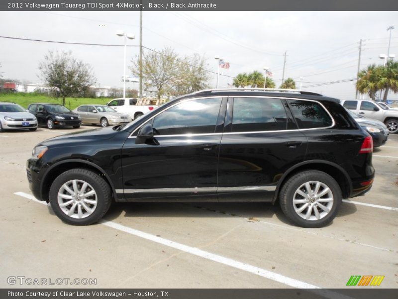 Black / Black Anthracite 2012 Volkswagen Touareg TDI Sport 4XMotion