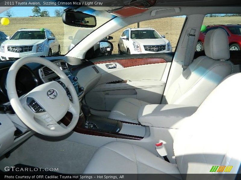Sizzling Crimson Mica / Light Gray 2011 Toyota Avalon