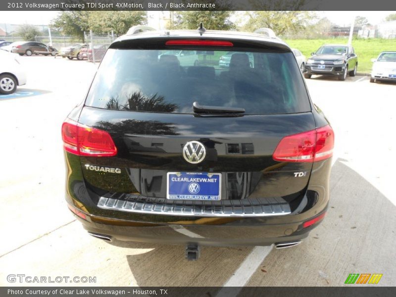 Black / Black Anthracite 2012 Volkswagen Touareg TDI Sport 4XMotion