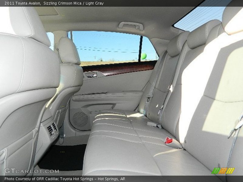 Sizzling Crimson Mica / Light Gray 2011 Toyota Avalon