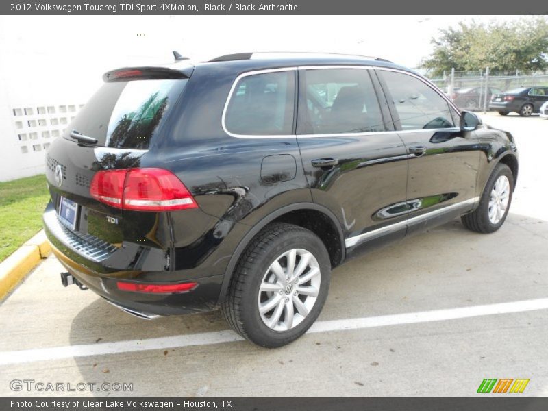 Black / Black Anthracite 2012 Volkswagen Touareg TDI Sport 4XMotion