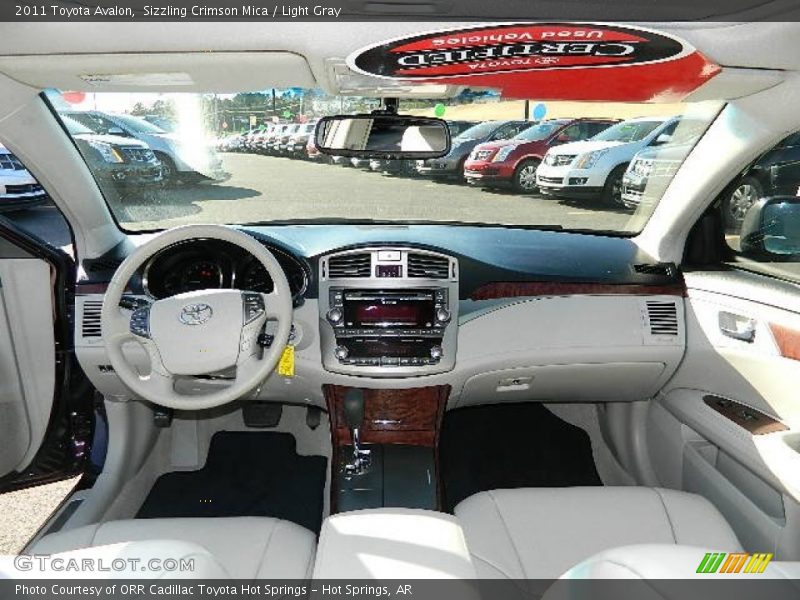 Sizzling Crimson Mica / Light Gray 2011 Toyota Avalon