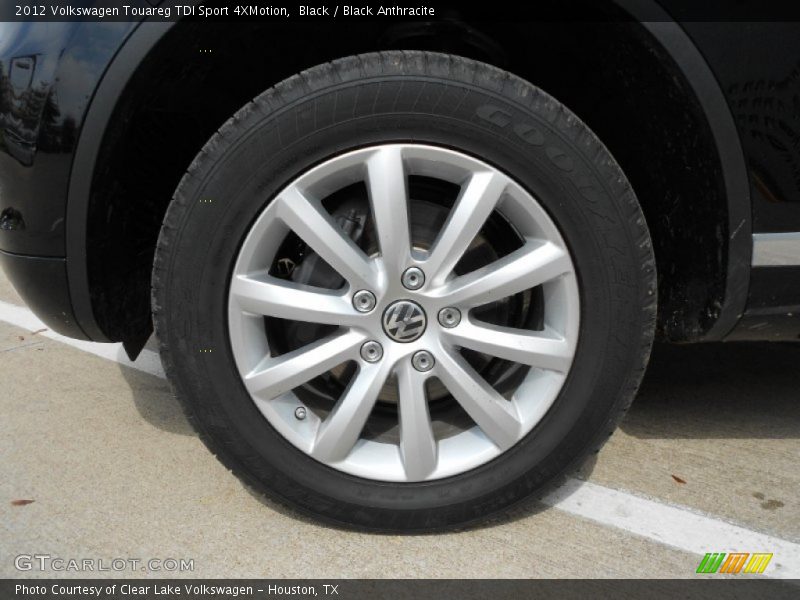 Black / Black Anthracite 2012 Volkswagen Touareg TDI Sport 4XMotion