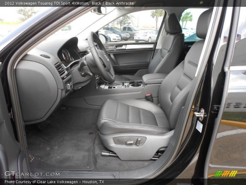 Black / Black Anthracite 2012 Volkswagen Touareg TDI Sport 4XMotion