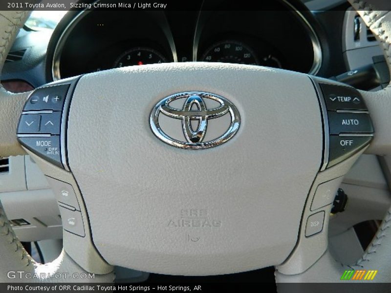Sizzling Crimson Mica / Light Gray 2011 Toyota Avalon