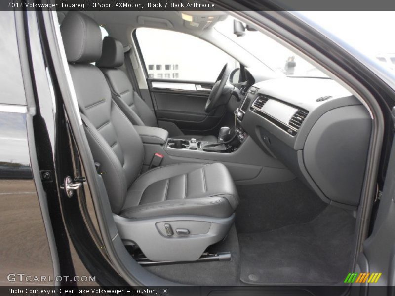 Black / Black Anthracite 2012 Volkswagen Touareg TDI Sport 4XMotion