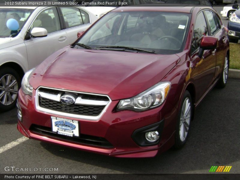 Camellia Red Pearl / Black 2012 Subaru Impreza 2.0i Limited 5 Door