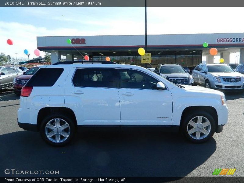 Summit White / Light Titanium 2010 GMC Terrain SLE