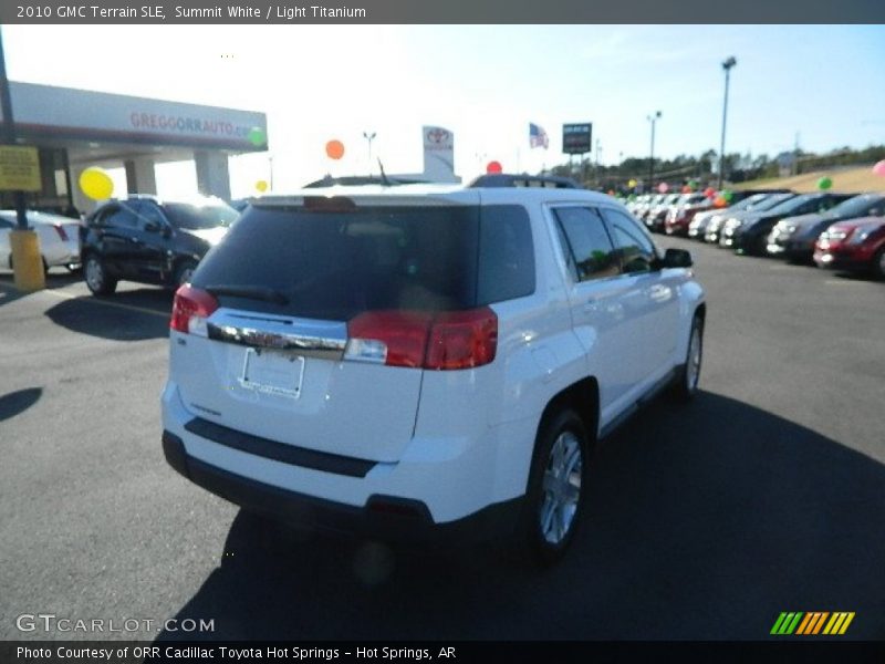 Summit White / Light Titanium 2010 GMC Terrain SLE