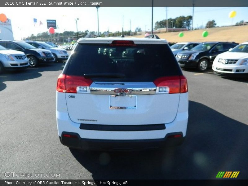 Summit White / Light Titanium 2010 GMC Terrain SLE