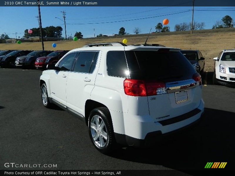Summit White / Light Titanium 2010 GMC Terrain SLE