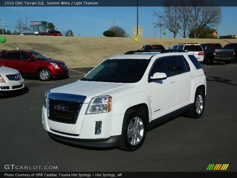 Summit White / Light Titanium 2010 GMC Terrain SLE
