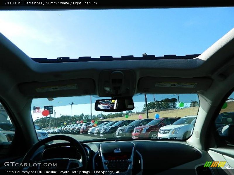 Summit White / Light Titanium 2010 GMC Terrain SLE