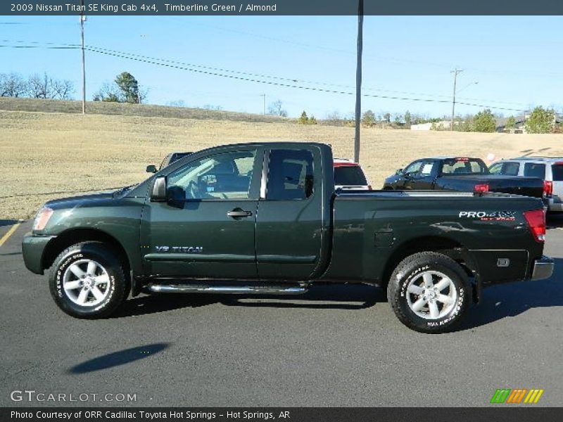  2009 Titan SE King Cab 4x4 Timberline Green