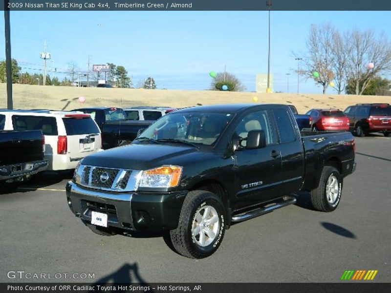 Timberline Green / Almond 2009 Nissan Titan SE King Cab 4x4