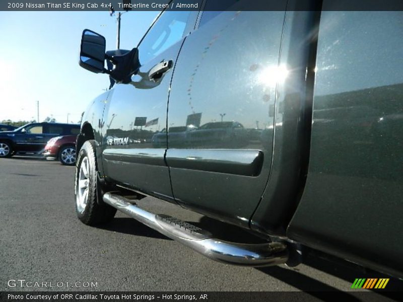 Timberline Green / Almond 2009 Nissan Titan SE King Cab 4x4