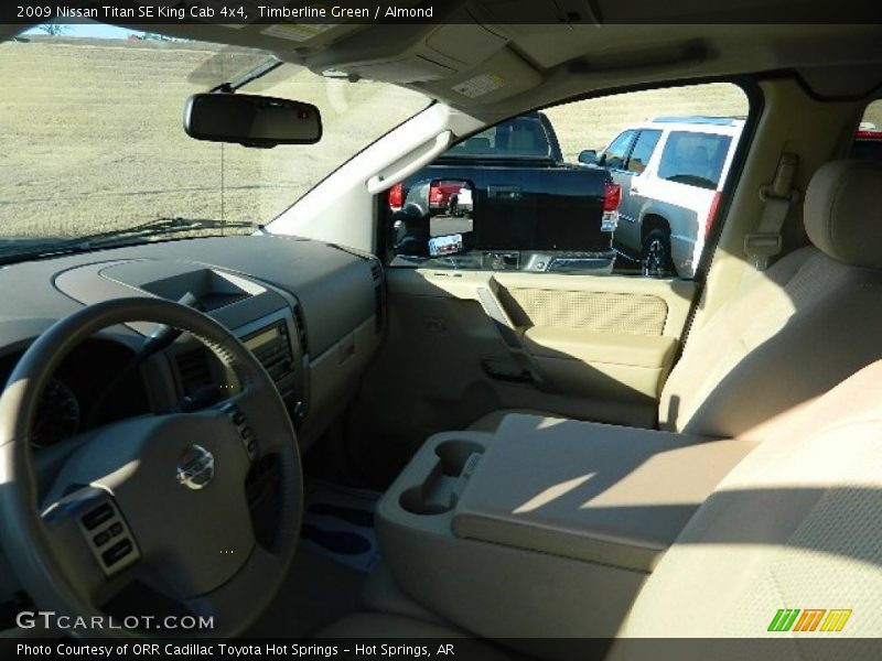 Timberline Green / Almond 2009 Nissan Titan SE King Cab 4x4