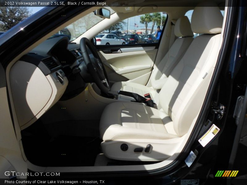 Black / Cornsilk Beige 2012 Volkswagen Passat 2.5L SE