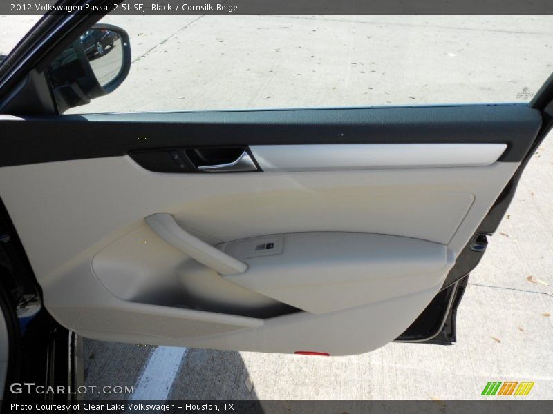 Black / Cornsilk Beige 2012 Volkswagen Passat 2.5L SE