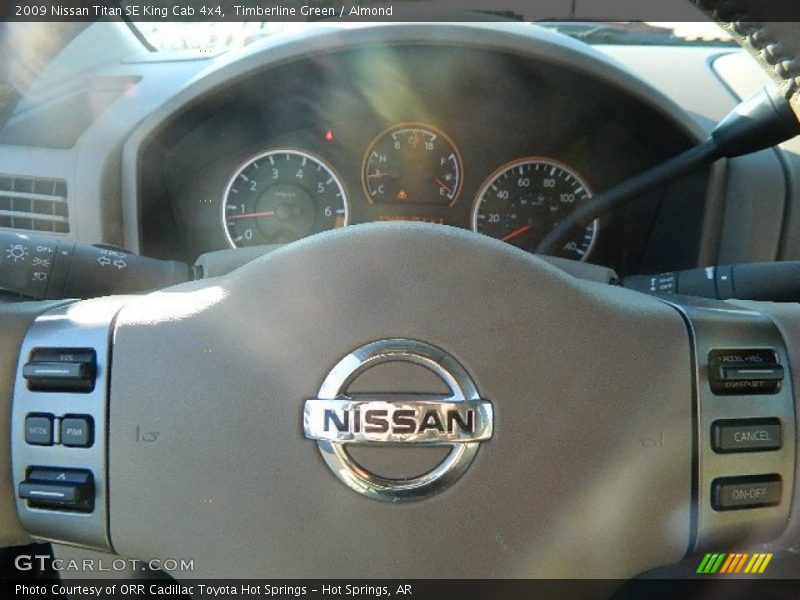 Timberline Green / Almond 2009 Nissan Titan SE King Cab 4x4