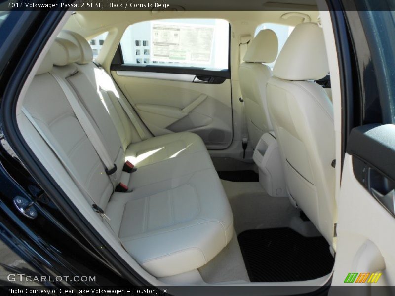 Black / Cornsilk Beige 2012 Volkswagen Passat 2.5L SE