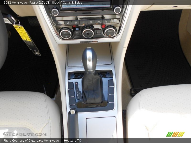 Black / Cornsilk Beige 2012 Volkswagen Passat 2.5L SE