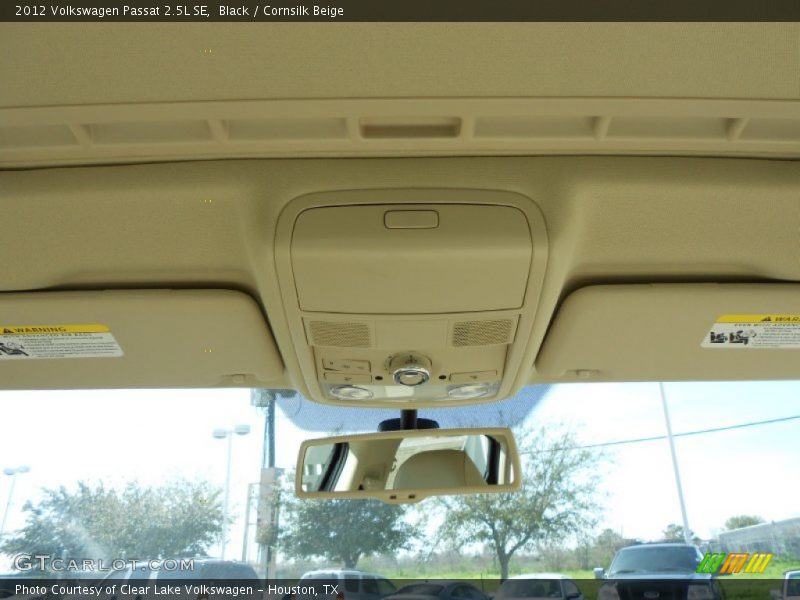 Black / Cornsilk Beige 2012 Volkswagen Passat 2.5L SE