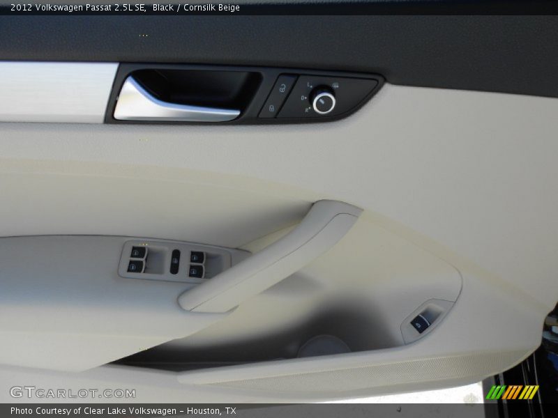 Black / Cornsilk Beige 2012 Volkswagen Passat 2.5L SE