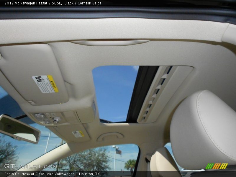 Black / Cornsilk Beige 2012 Volkswagen Passat 2.5L SE