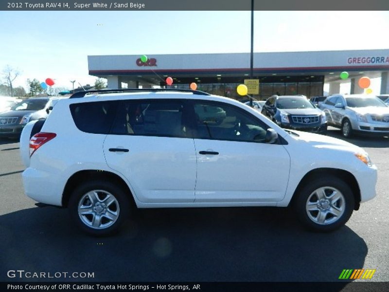 Super White / Sand Beige 2012 Toyota RAV4 I4