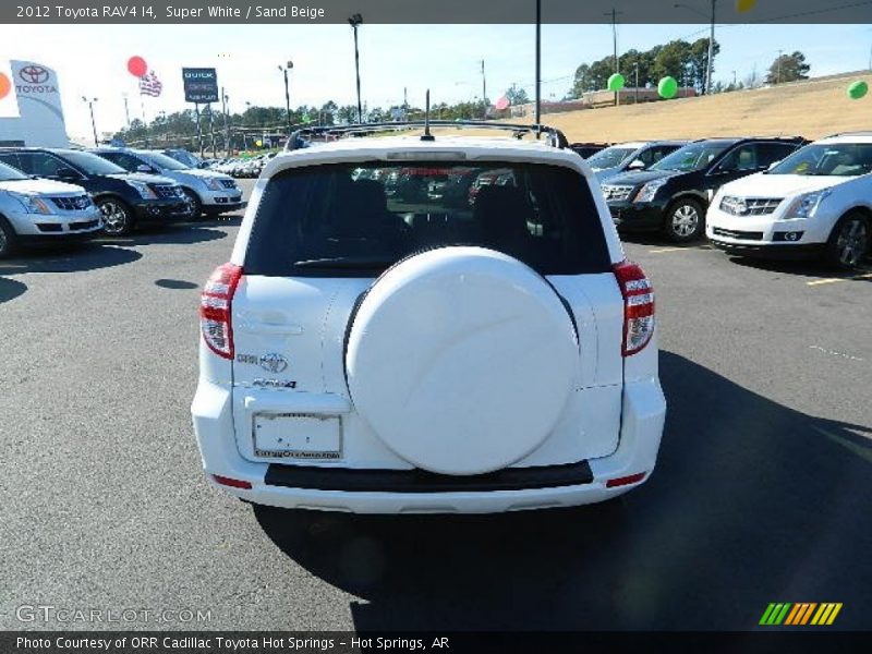 Super White / Sand Beige 2012 Toyota RAV4 I4