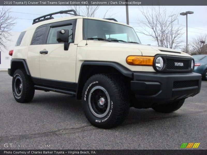 Front 3/4 View of 2010 FJ Cruiser Trail Teams Special Edition 4WD