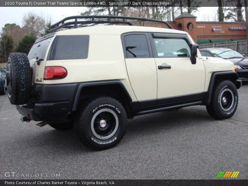Sandstorm / Dark Charcoal/Beige 2010 Toyota FJ Cruiser Trail Teams Special Edition 4WD