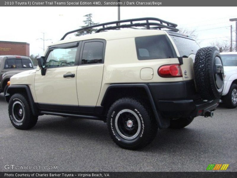 Sandstorm / Dark Charcoal/Beige 2010 Toyota FJ Cruiser Trail Teams Special Edition 4WD