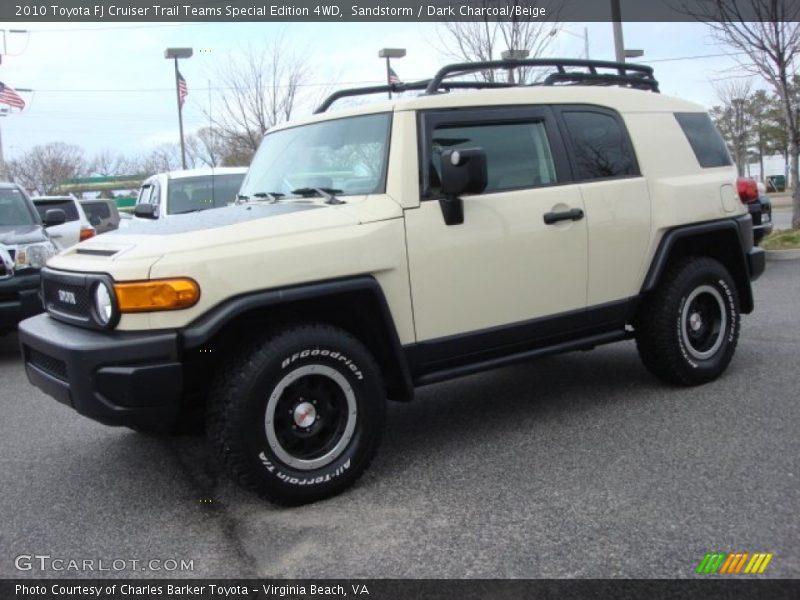 Sandstorm / Dark Charcoal/Beige 2010 Toyota FJ Cruiser Trail Teams Special Edition 4WD