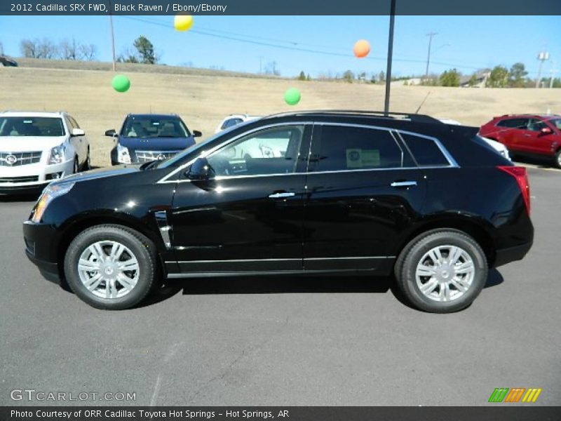Black Raven / Ebony/Ebony 2012 Cadillac SRX FWD