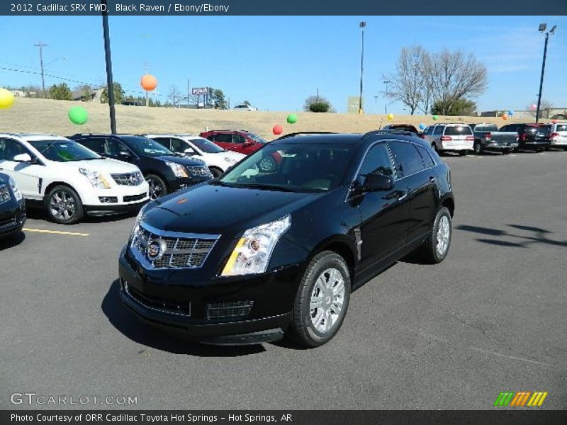 Black Raven / Ebony/Ebony 2012 Cadillac SRX FWD