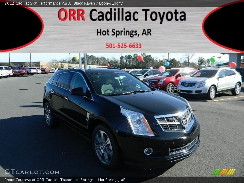 Black Raven / Ebony/Ebony 2012 Cadillac SRX Performance AWD