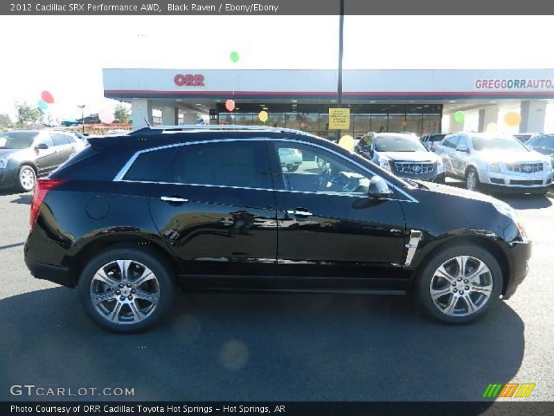 Black Raven / Ebony/Ebony 2012 Cadillac SRX Performance AWD