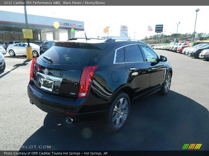Black Raven / Ebony/Ebony 2012 Cadillac SRX Performance AWD