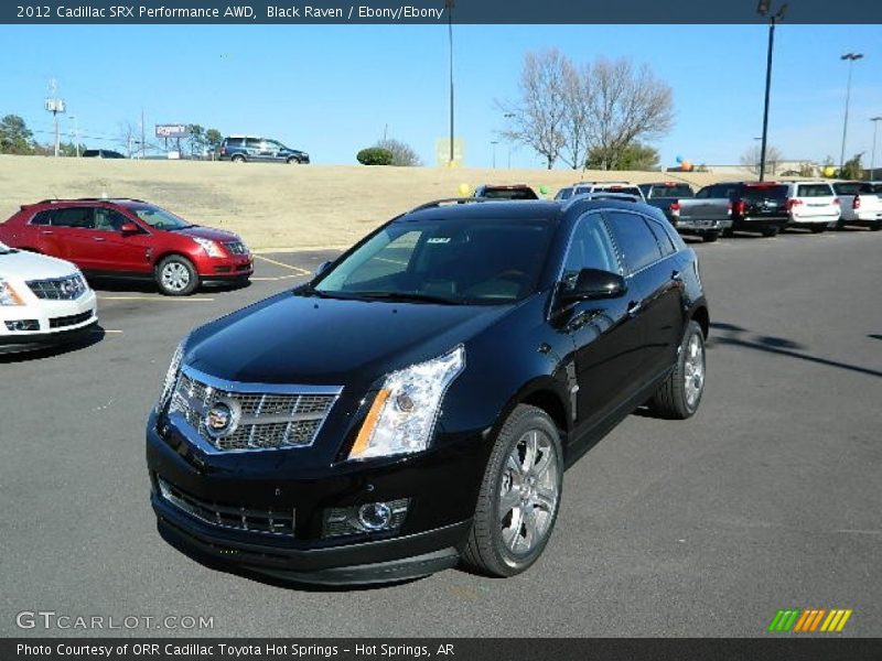 Black Raven / Ebony/Ebony 2012 Cadillac SRX Performance AWD
