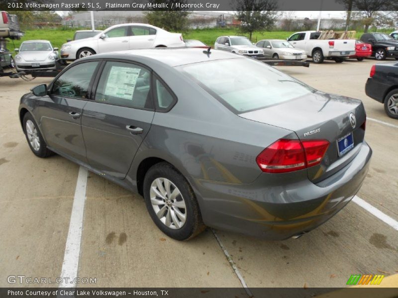 Platinum Gray Metallic / Moonrock Gray 2012 Volkswagen Passat 2.5L S