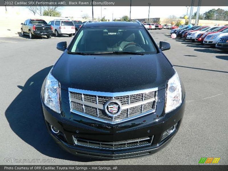 Black Raven / Ebony/Ebony 2012 Cadillac SRX Performance AWD