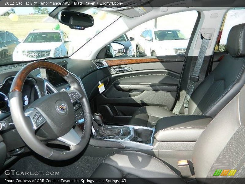 Black Raven / Ebony/Ebony 2012 Cadillac SRX Performance AWD