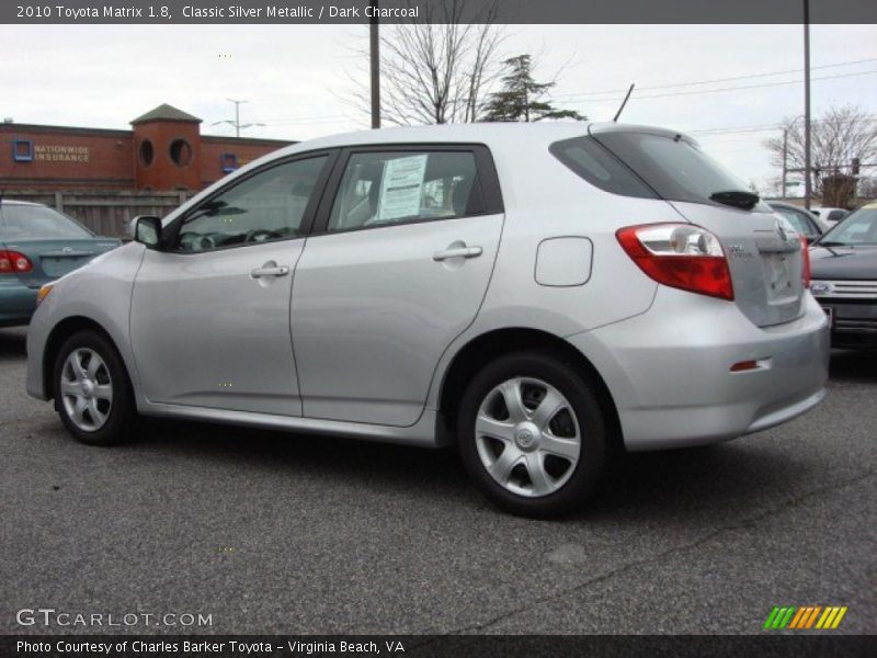 Classic Silver Metallic / Dark Charcoal 2010 Toyota Matrix 1.8