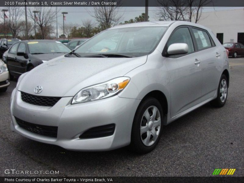 Classic Silver Metallic / Dark Charcoal 2010 Toyota Matrix 1.8