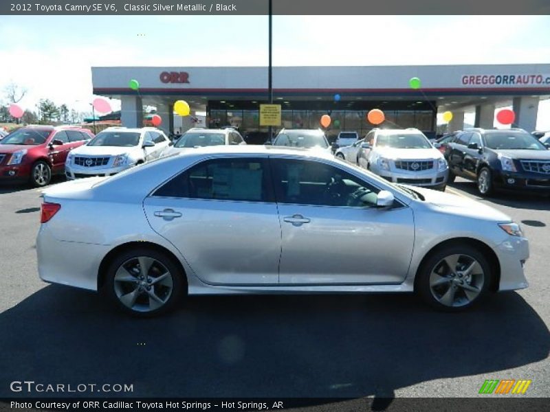 Classic Silver Metallic / Black 2012 Toyota Camry SE V6